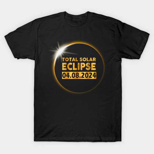 Total Solar Eclipse 2024 America Totality 04 08 24 T-Shirt by starryskin